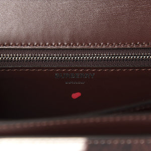 BURBERRY Patent Calfskin Cow Print Small TB Bag - SMY Digital