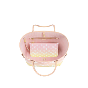 LV Neverfull MM By the Pool Pink Handbag