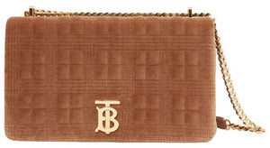 Burberry Medium Velvet Lola Shoulder Bag - SMY Digital