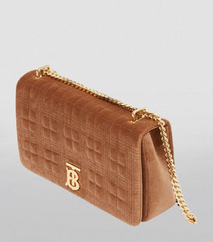 Burberry Medium Velvet Lola Shoulder Bag - SMY Digital