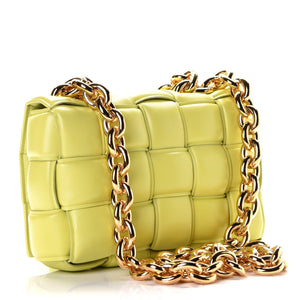 BOTTEGA VENETA Lambskin Maxi Intrecciato Kiwi - SMY Digital