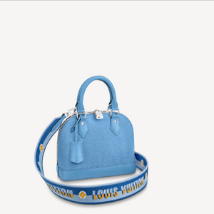 LV ALMA BB Bleuet Blue