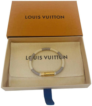 Pre-Loved LV Damier Azur Keep It Up Bracelet - SMY Digital