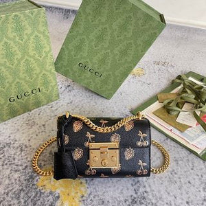 Pre-Loved GUCCI Padlock small berry shoulder bag - SMY Digital