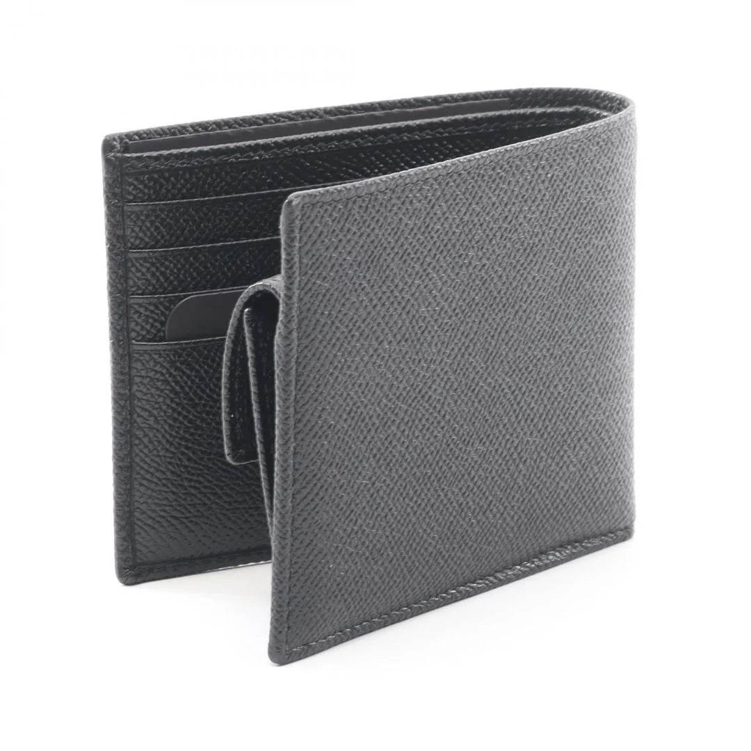 Bulgari Bulgari Man Bi-Fold Wallet Leather Black