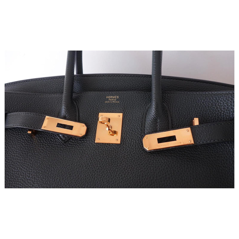Hermès Birkin 35 – Black Togo Leather with Gold Hardware, Z Stamp