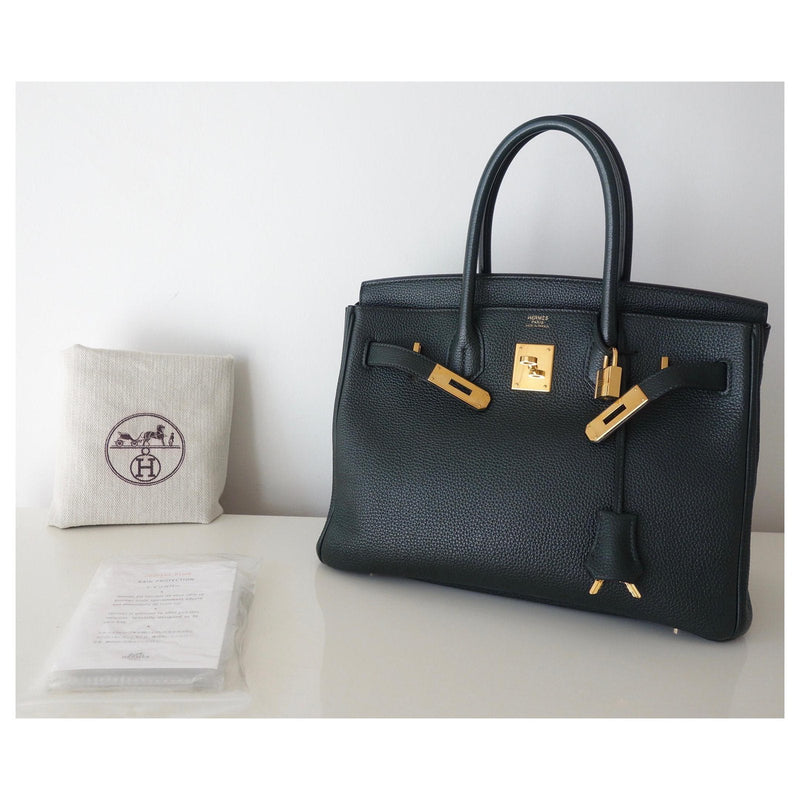 Hermès Birkin 35 – Black Togo Leather with Gold Hardware, Z Stamp