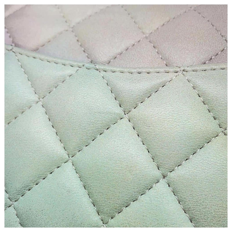 Chanel CF Mini Flap Bag – Pastel Gradient Lambskin with Gold-Tone Hardware