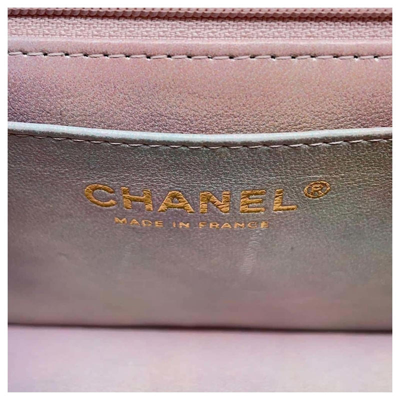 Chanel CF Mini Flap Bag – Pastel Gradient Lambskin with Gold-Tone Hardware