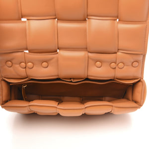 BOTTEGA VENETA Lambskin Max Crossbody Bag Clay - SMY Digital