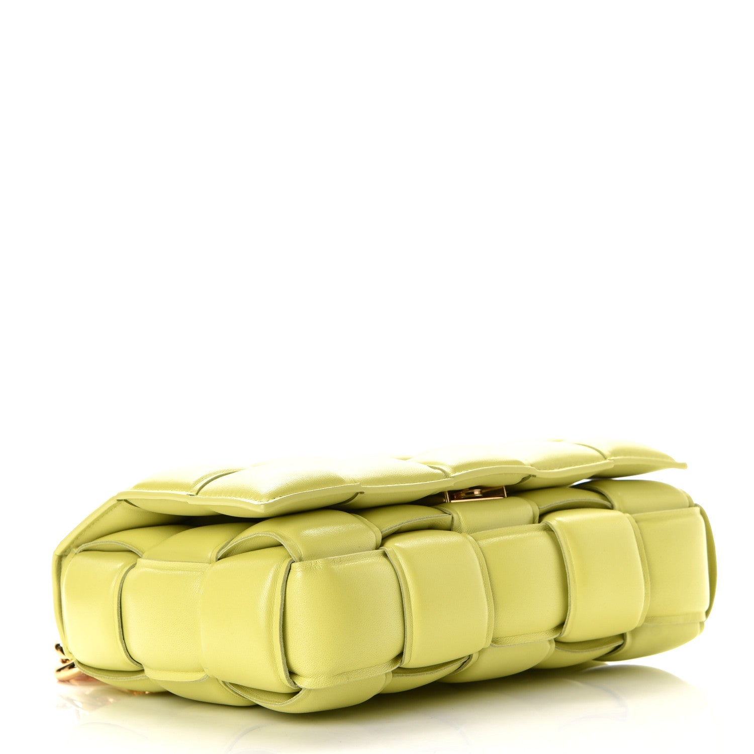 BOTTEGA VENETA Lambskin Maxi Intrecciato Kiwi - SMY Digital