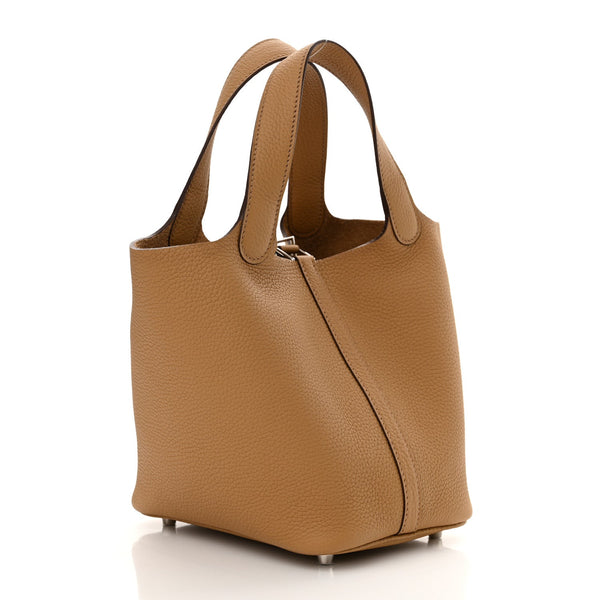 Hermès Picotin Lock 18 in Gold Clemence Leather with Gold Hardware – U Stamp