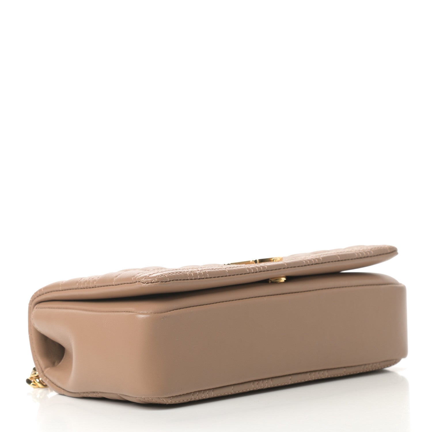 BURBERRY Lambskin Quilted Small Lola Bag Camel - SMY Digital