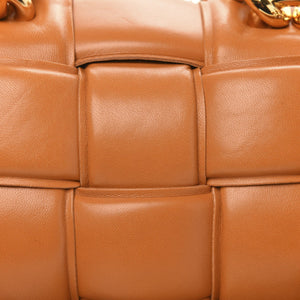 BOTTEGA VENETA Lambskin Max Crossbody Bag Clay - SMY Digital