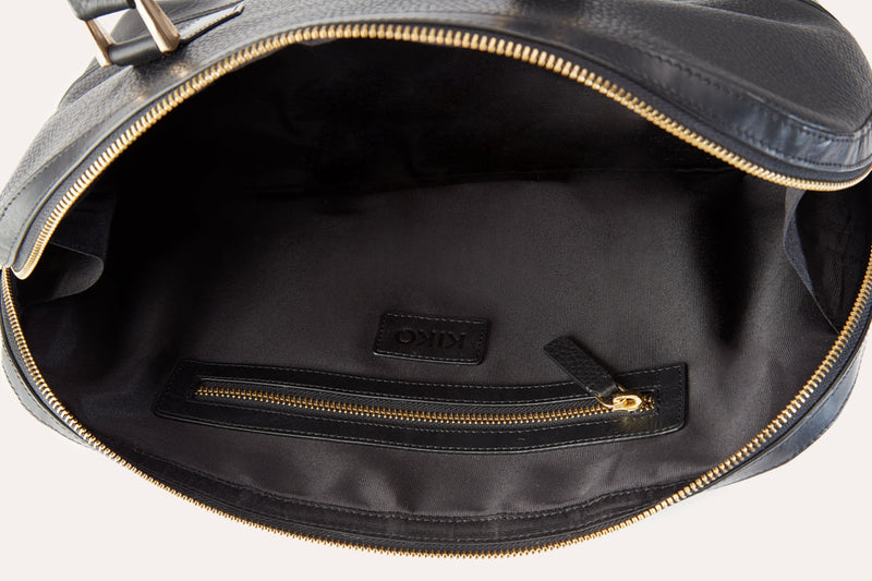Modenaluxe Leather Tote Bag – Structured Pebble Leather Handbag