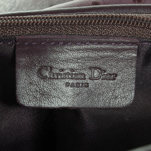 CHRISTIAN DIOR Ostrich Saddle Bag Purple - SMY Digital