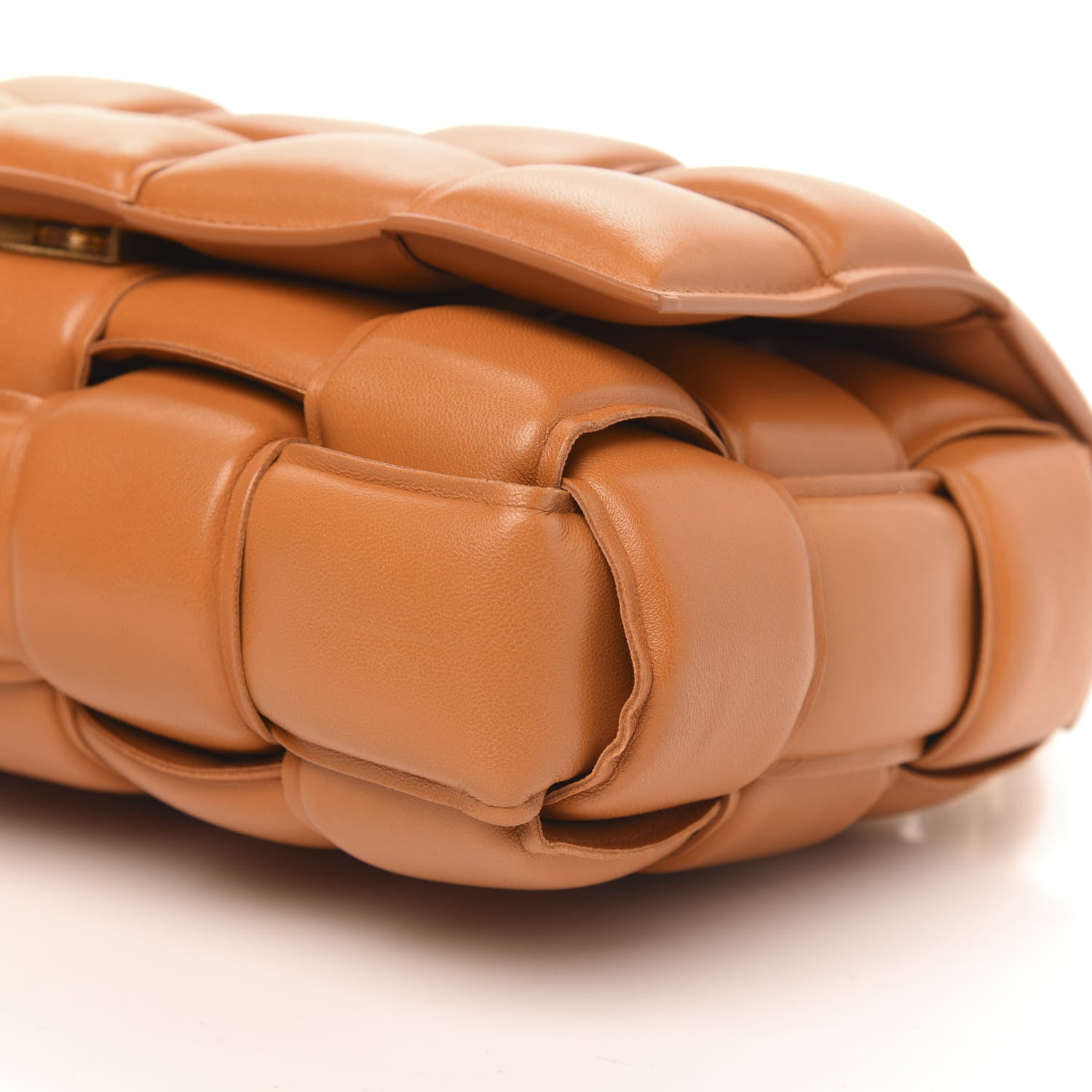 BOTTEGA VENETA Lambskin Max Crossbody Bag Clay - SMY Digital