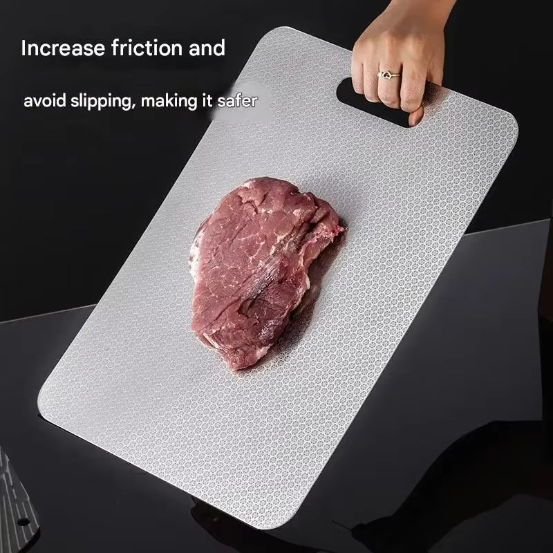 Premium 316 Stainless Steel Chopping Board – Antibacterial, Double-Sided & Durable Cutting Board
