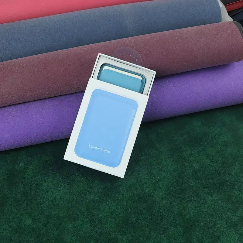 MagSafe Leather Wallet – Slim Magnetic Card Holder for iPhone
