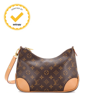 Louis Vuitton NM Monogram Boulogne Vintage Yellow Horn Shoulder Bag
