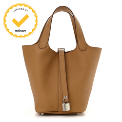 Hermès Picotin Lock 18 in Gold Clemence Leather with Gold Hardware – U Stamp