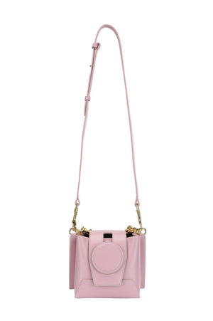 DARIA OATMEAL LEATHER SHOULDER BAG - SMY Digital
