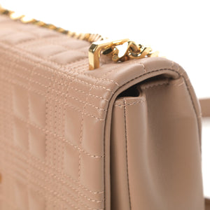 BURBERRY Lambskin Quilted Small Lola Bag Camel - SMY Digital