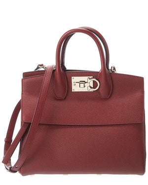 Salvatore Ferragamo Studio Leather Satchel - SMY Digital