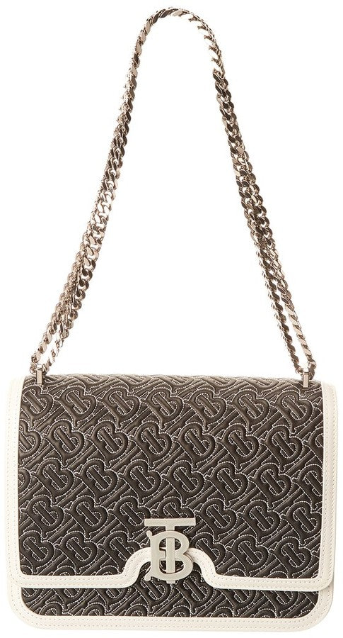 Burberry Medium Quilted Monogram Leather Shoulder Bag - SMY Digital