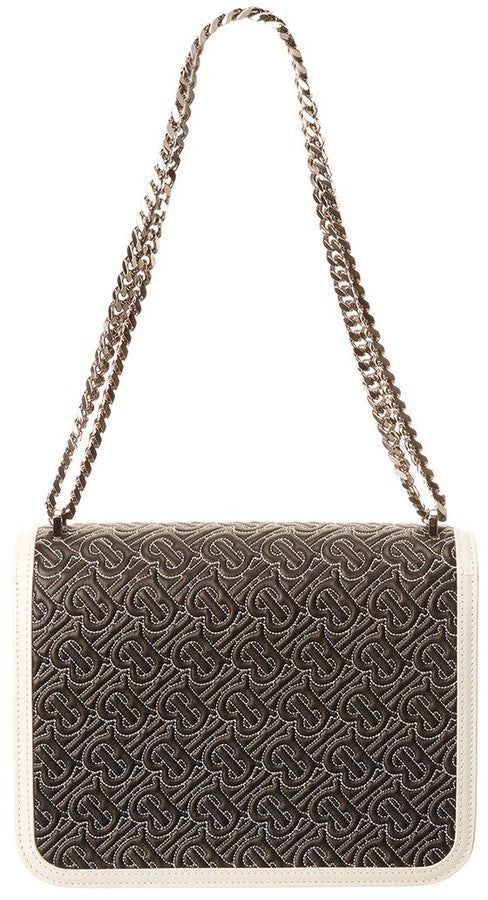 Burberry Medium Quilted Monogram Leather Shoulder Bag - SMY Digital