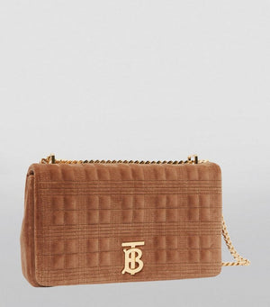 Burberry Medium Velvet Lola Shoulder Bag - SMY Digital