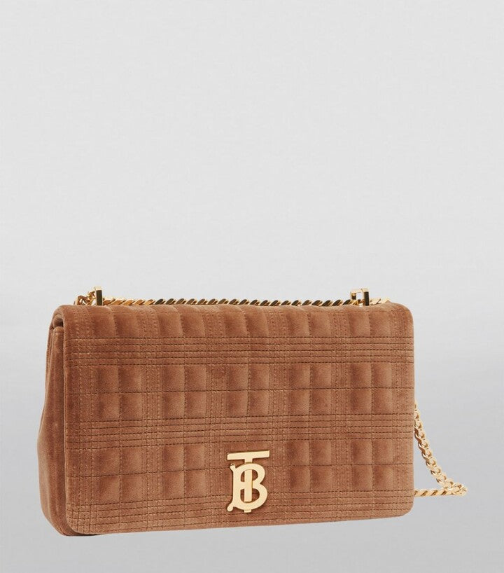 Burberry Medium Velvet Lola Shoulder Bag - SMY Digital