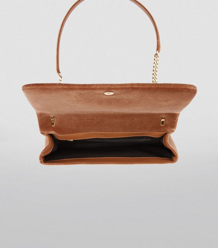 Burberry Medium Velvet Lola Shoulder Bag - SMY Digital