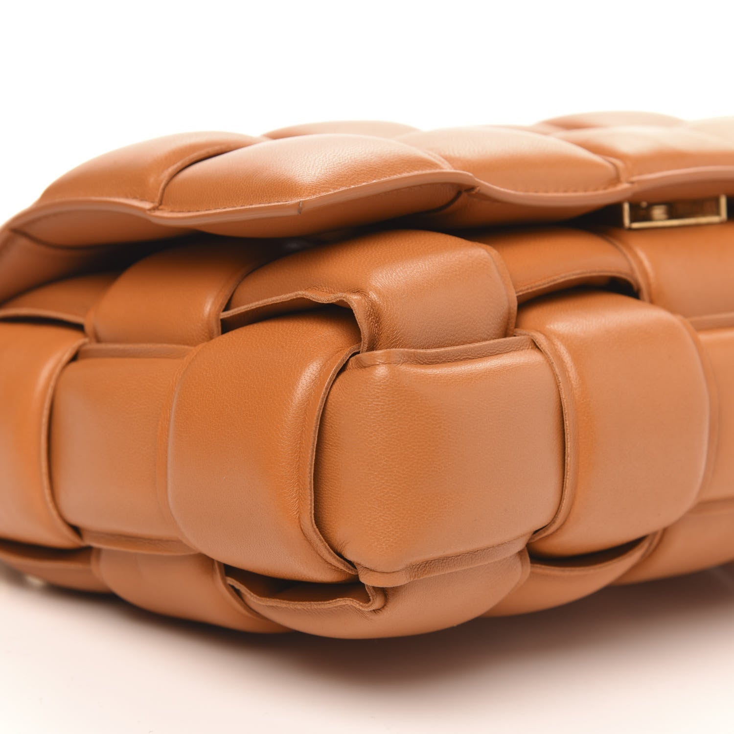 BOTTEGA VENETA Lambskin Max Crossbody Bag Clay - SMY Digital