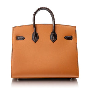 Hermès Birkin Faubourg Madame, Matte Crocodile, Sombrero, Epsom and Swift Leather - SMY Digital