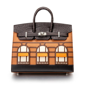 Hermès Birkin Faubourg Madame, Matte Crocodile, Sombrero, Epsom and Swift Leather - SMY Digital