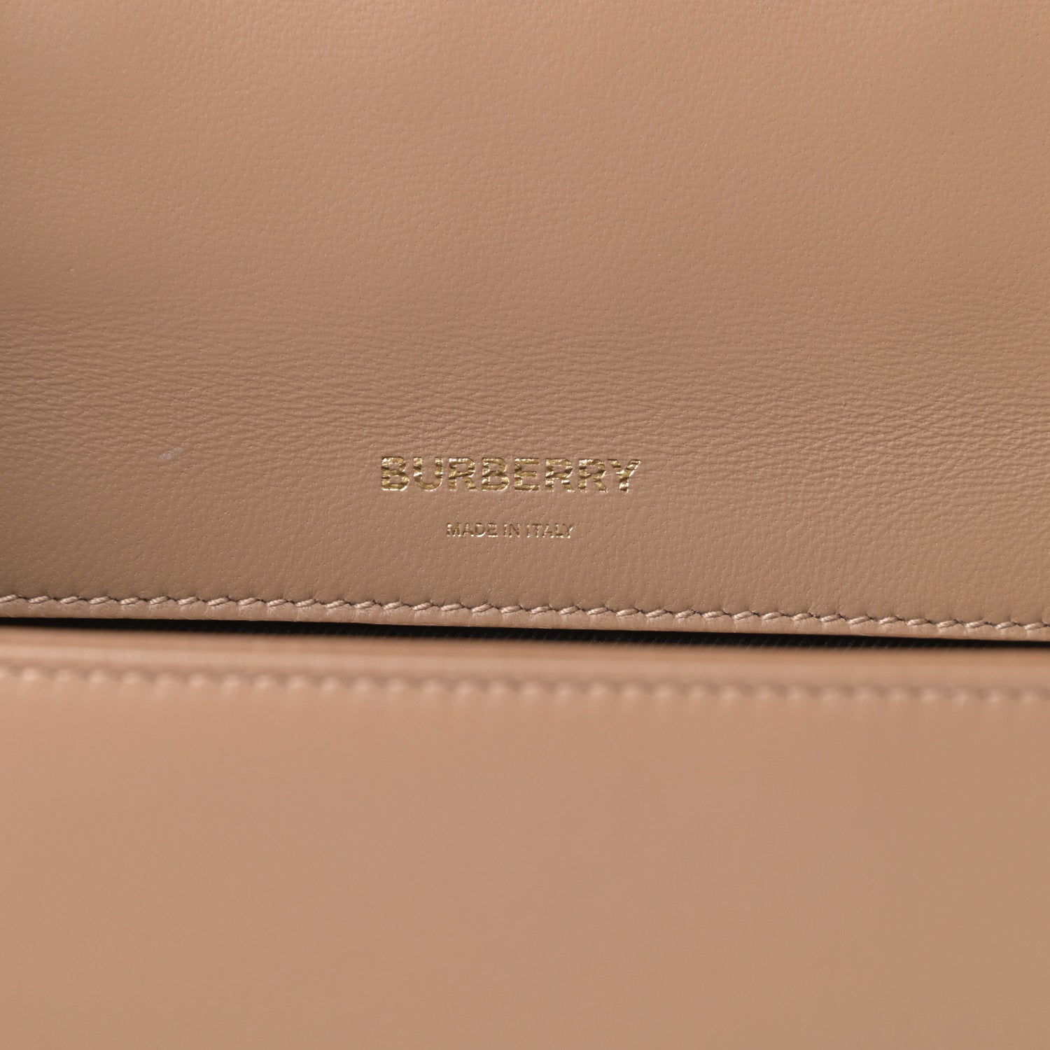 BURBERRY Lambskin Quilted Small Lola Bag Camel - SMY Digital