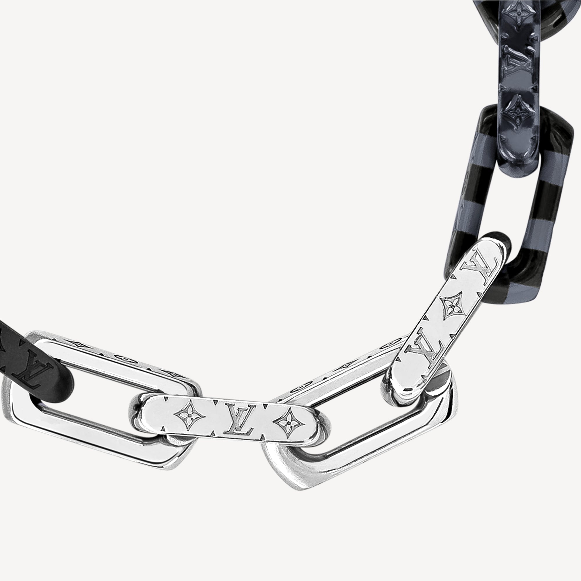 Pre-Loved LV DAMIER CHAIN BRACELET - SMY Digital