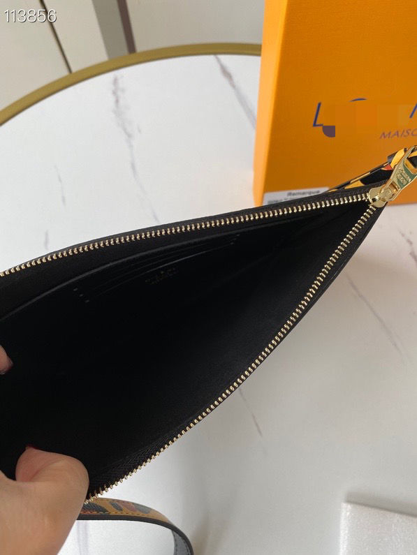 LOUIS VUITTON Empreinte Monogram Wild at Heart Pochette Melanie MM Black - SMY Digital