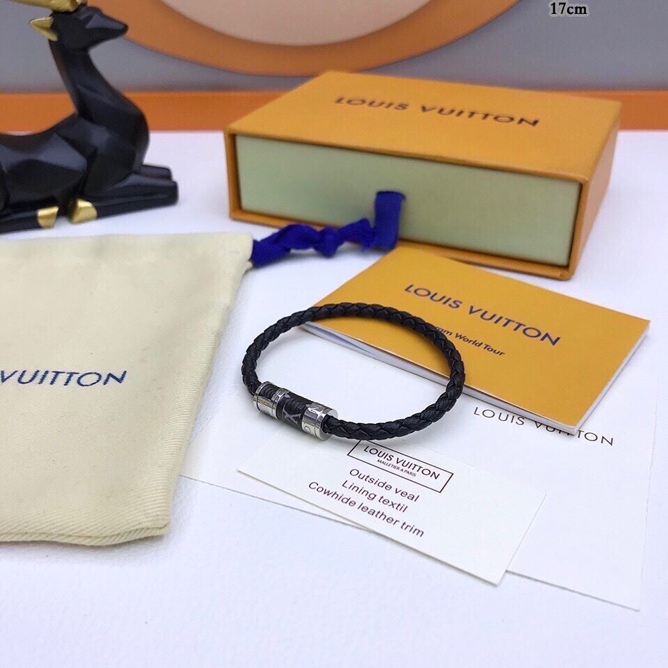 Pre-Loved Louis Vuitton Braided Bracelet - SMY Digital