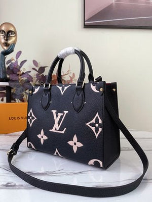 Pre-Loved LOUIS VUITTON Empreinte Monogram Giant Onthego MM Black - SMY Digital