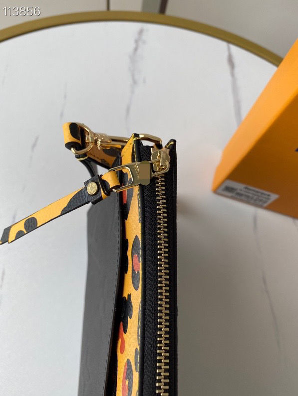 LOUIS VUITTON Empreinte Monogram Wild at Heart Pochette Melanie MM Black - SMY Digital