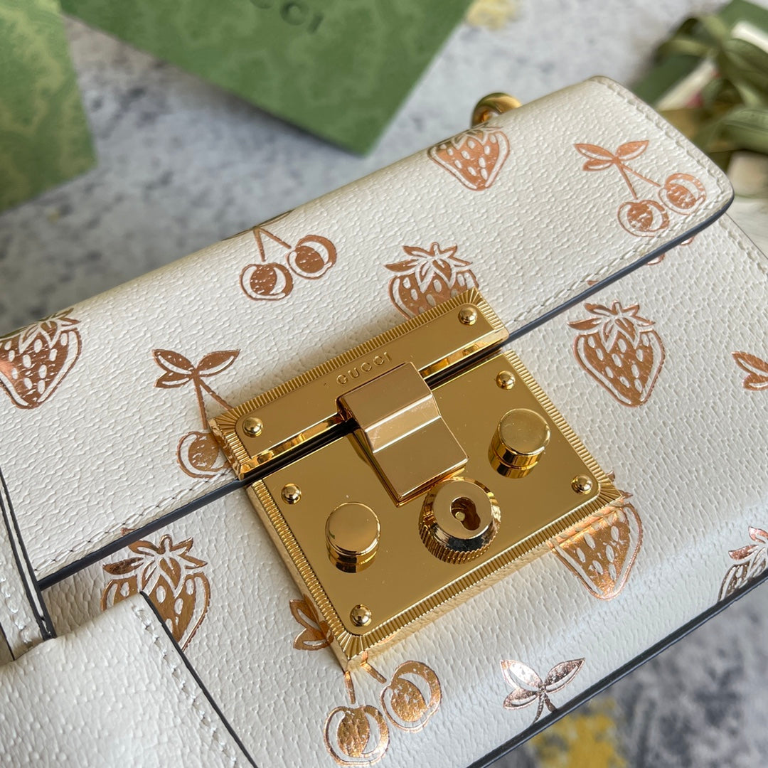 Pre-Loved GUCCI Padlock small berry shoulder bag - SMY Digital