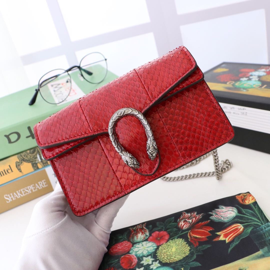 Pre-Loved GUCCI DIONYSUS LEATHER SUPER MINI BAG
