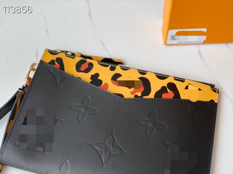 LOUIS VUITTON Empreinte Monogram Wild at Heart Pochette Melanie MM Black - SMY Digital