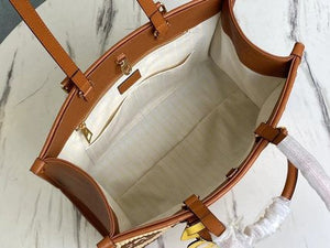 Pre-Loved LOUIS VUITTON Monogram Raffia Onthego MM Tan - SMY Digital