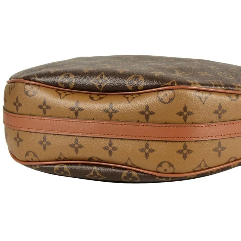 Louis Vuitton Loop Hobo Bag – Monogram Canvas with Vachetta Leather Trim and Gold-Tone Hardware
