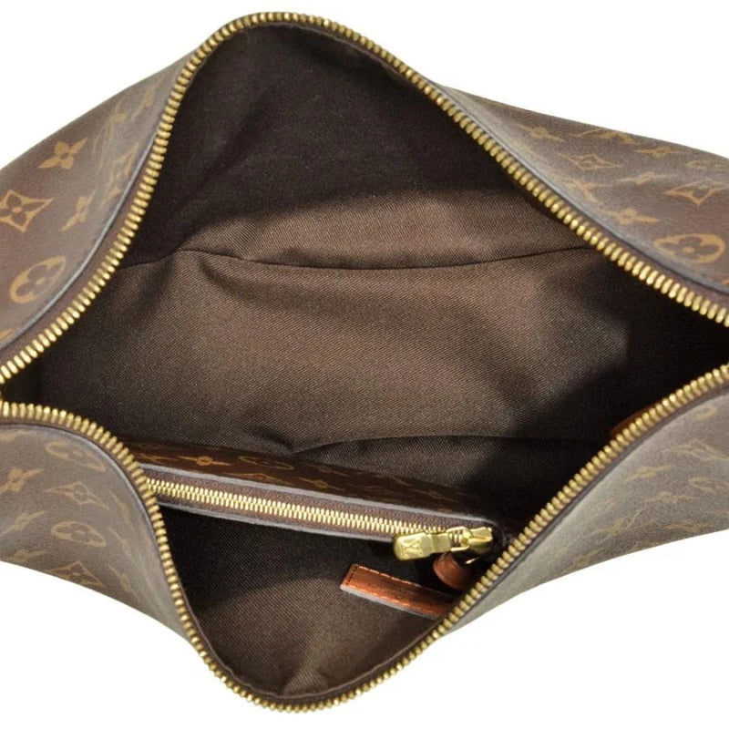 Louis Vuitton Loop Hobo Bag – Monogram Canvas with Vachetta Leather Trim and Gold-Tone Hardware