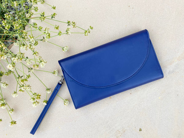 Modenaluxe Clark Vegan Leather Phone Wallet – Minimalist Wristlet Organizer